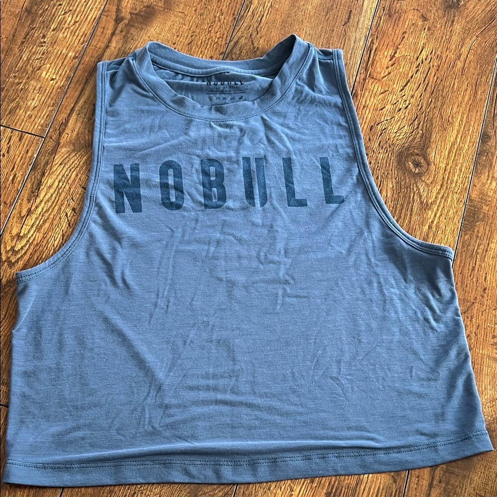 NOBULL Blue Crop Top
